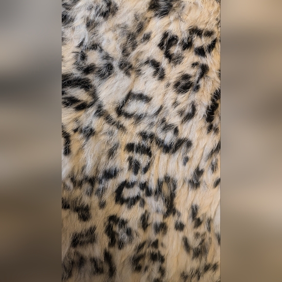 NWT Beautiful Fur Adrienne Landau Leopard Hoodie - Picture 4 of 16